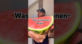 Wassermelonen Bowle für die heißen Sommertage 🥵😚 #kochen #food #summerdrink