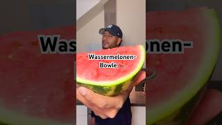 Wassermelonen Bowle für die heißen Sommertage 🥵😚 #kochen #food #summerdrink